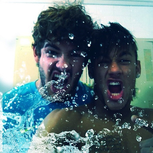 Neymar e Pato (Foto: Instagram/Reprodução)