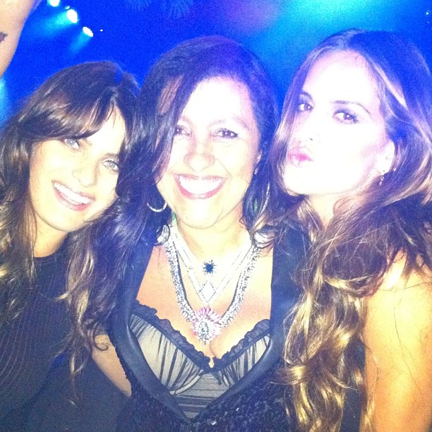 Isabeli Fontana, Regina Casé e Izabel Goulart em festa em Lima, no Peru (Foto: Instagram/ Reprodução)