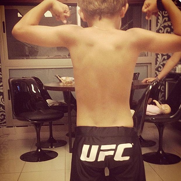 Vítor Belfort posta foto do filho (Foto: Instagram)