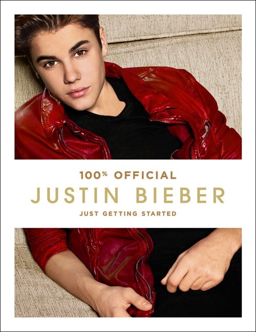 Justin Bieber revela a capa de sua biografia (Foto: Twitter)