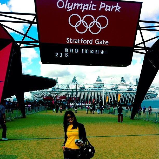 Samara Felippo em Londres, Olimpiadas 2012 (Foto: Instagram/Reprodução)