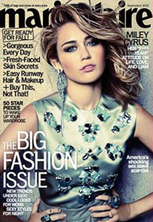 Miley Cyrus na capa da 'Marie Claire' de setembro (Foto: Divulgação / Revista 'Marie Claire')