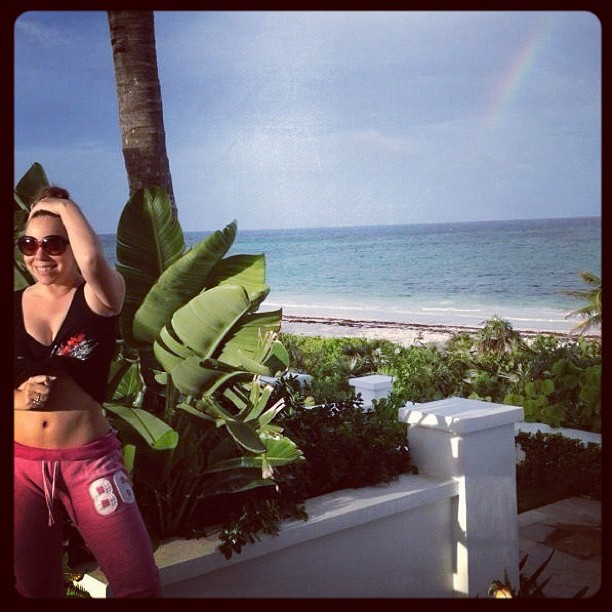 Mariah Carey posta foto de arco-íris (Foto: Reprodução/Instagram)