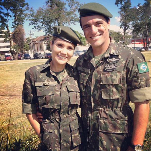 Flavia Alessandra e Rodrigo Lombardi (Foto: Instagram/Reprodução)