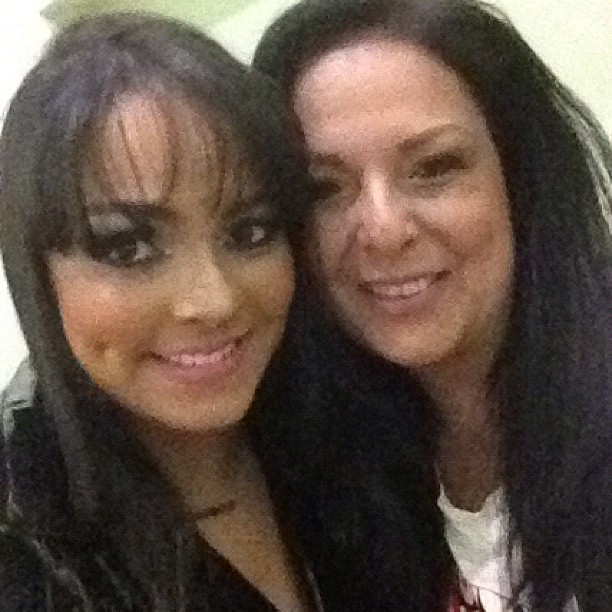 Mulher Melancia e sua mãe (Foto: Reprodução/Instagram)