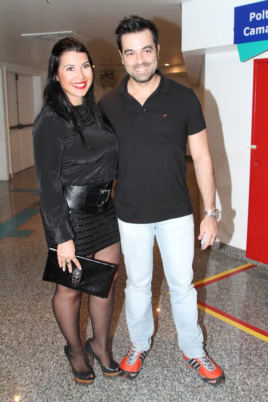Ex-BBb Priscila com o marido bruno Andrade (Foto: Agnews)