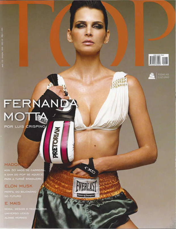 Fernanda Motta na capa da revista 'TOP Magazine' (Foto: Reprodução)