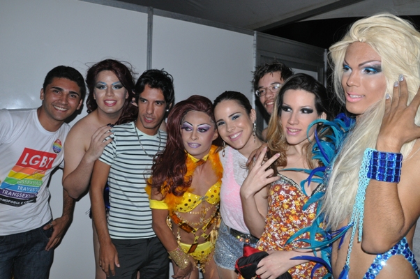 Wanessa em parada gay em João Pessoa, na Paraíba (Foto: Genilson Coutinho/ Divulgação)