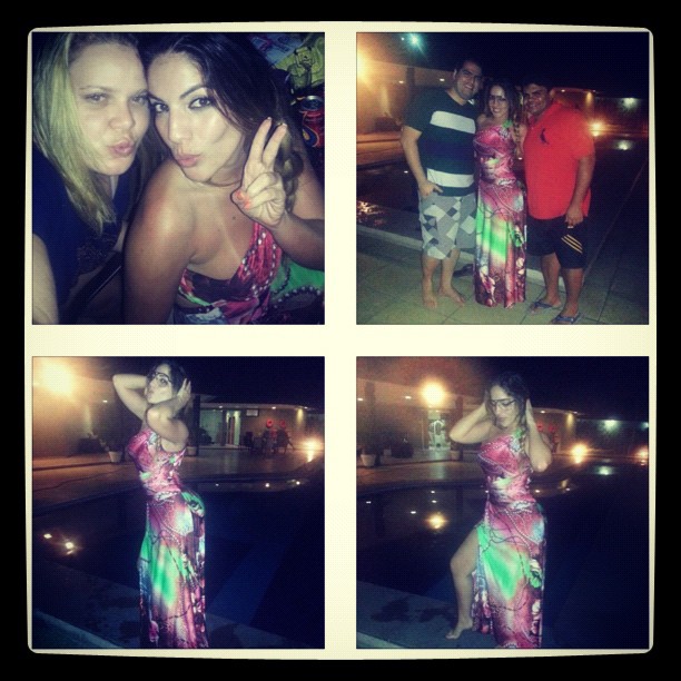Anamara posta foto na piscina (Foto: Reprodução/Instagram)