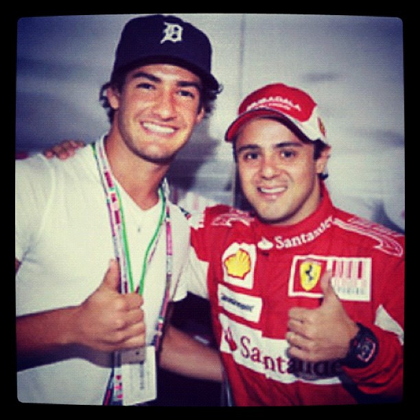 Pato e Massa: torcida (Foto: Reprodução/Instagram)