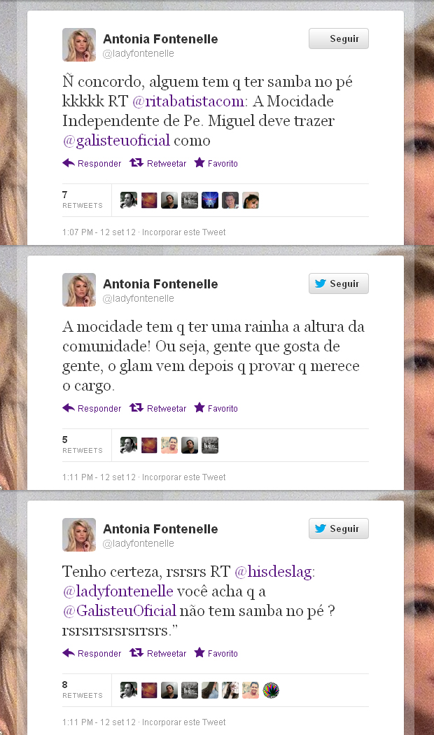 Antônia Fontenelle alfineta Adriane Galisteu no Twitter (Foto: Twitter / Reprodução)