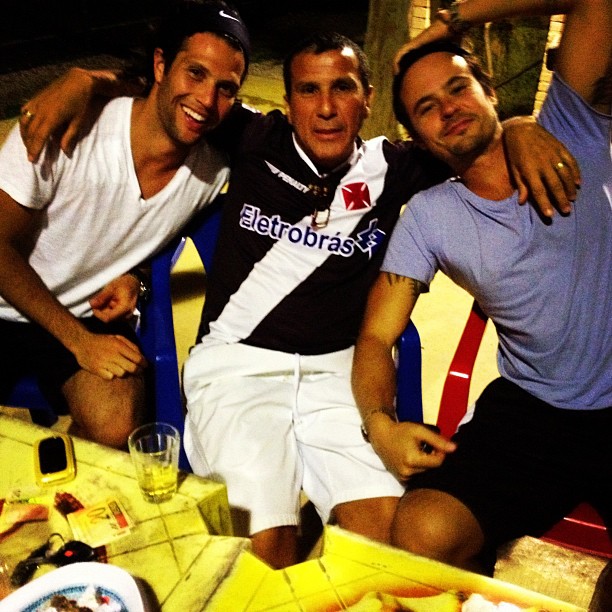 Gustavo Leão, Eri Johnson e Paulo Vilhena (Foto: Instagram/ Reprodução)