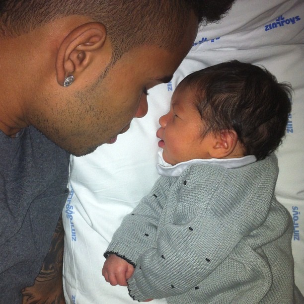 Dentinho posta foto com o filho, Davi Lucas (Foto: Instagram)
