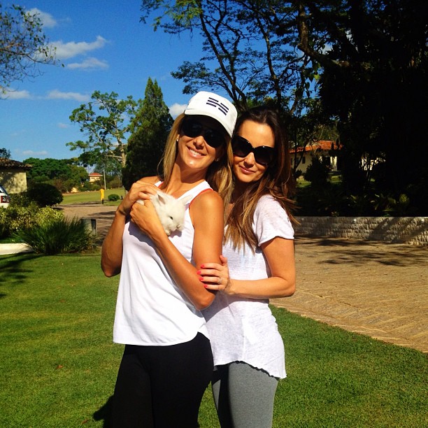 Ticiane Pinheiro e a amiga Melissa (Foto: Reprodução/ Instagram)