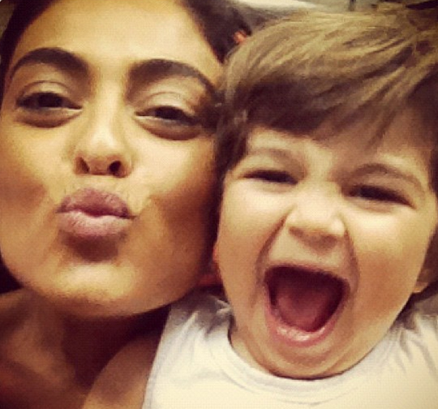 Juliana Paes e o  filho (Foto: Instagram / Reprodução)