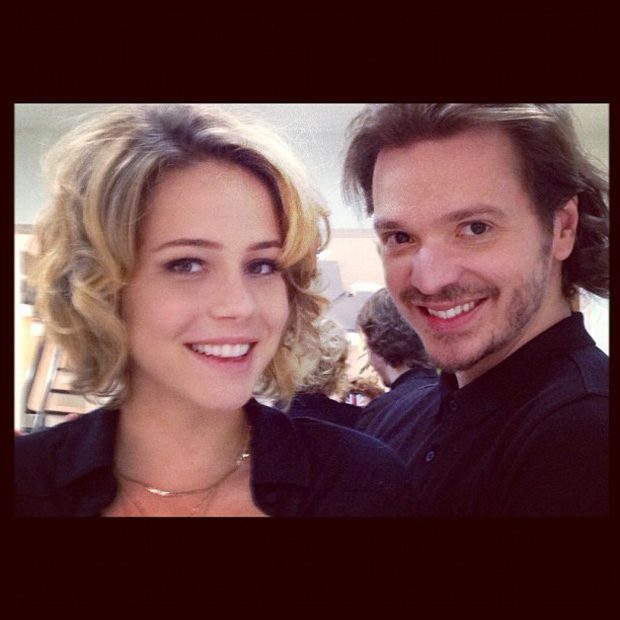Leandra Leal muda o visual com Tiago Parente (Foto: Instagram / Reprodução)