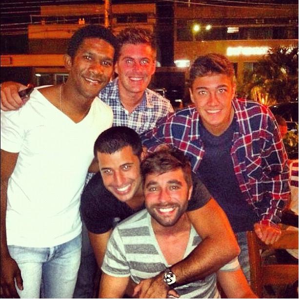 Thiago Gagliasso, André Luiz Miranda, Romarinho e amigos (Foto: Reprodução / Instagram)