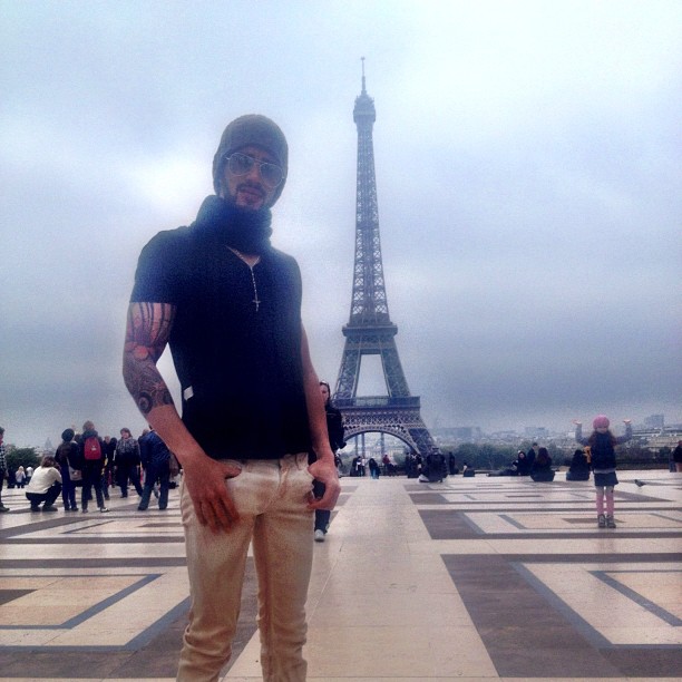 Gusttavo Lima em Paris, na França (Foto: Instagram/ Reprodução)