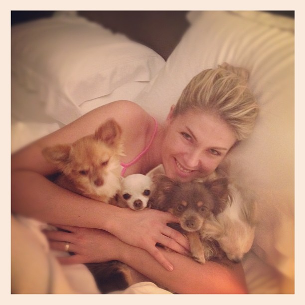 Ana Hickmann posa com seus cachorrinhos de estimação (Foto: Instagram/ Reprodução)