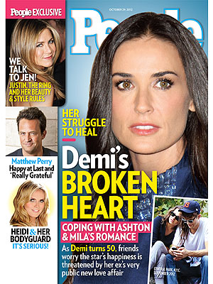 Demi Morre na capa da revista 'People' (Foto: Reprodução)
