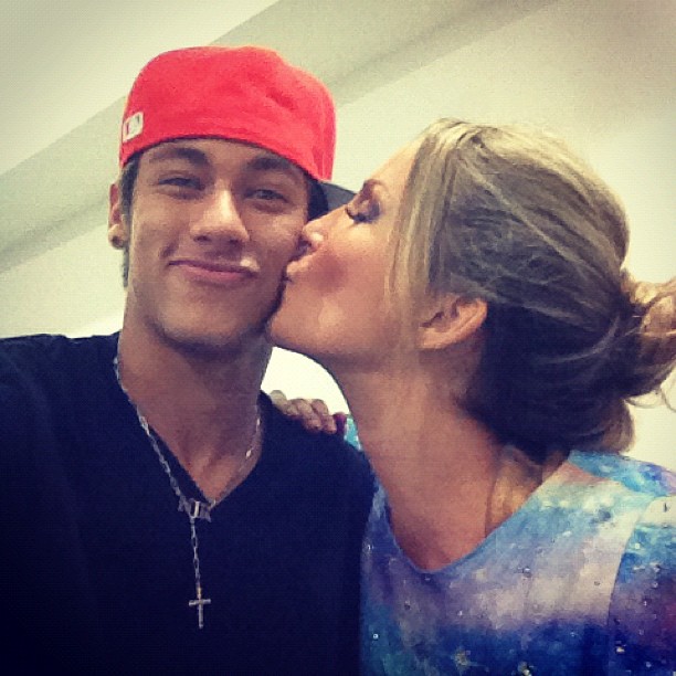 Neymar e Claudia Leitte após show no Rio (Foto: Instagram/ Reprodução)