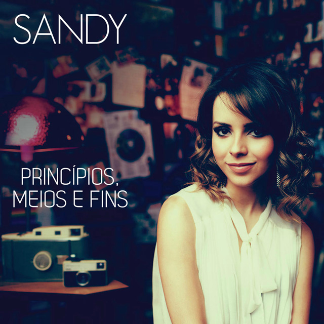 Sandy na capa do álbum 'Princípios, Meios e Fins' (Foto: Reprodução)