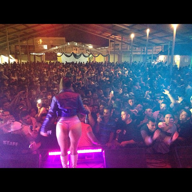Mulher Melancia faz show em Recife (Foto: Instagram)