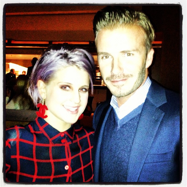 Kelly Osbourne e David Beckham (Foto: Instagram/ Reprodução)