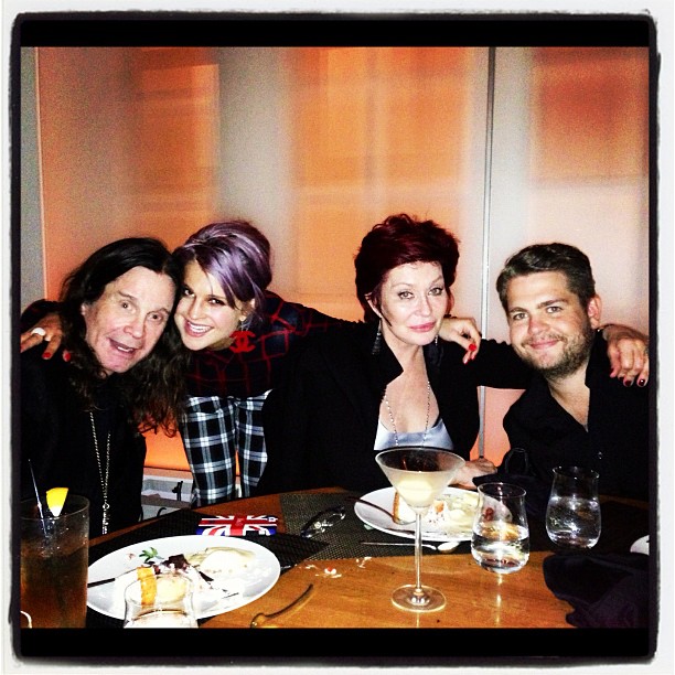 Ozzy, Jelly, Sharon e Jack Osbourne (Foto: Instagram/ Reprodução)