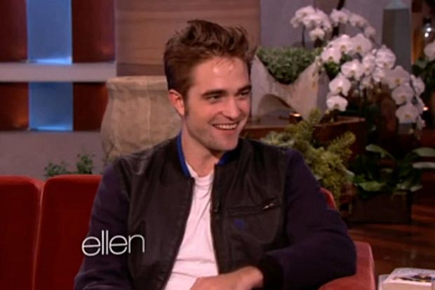 Robert Pattinson em entrevista à Ellen Degeneres (Foto: Reprodução)