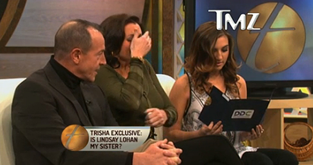Michael Lohan durante programa de TV (Foto: TMZ/Reprodução)