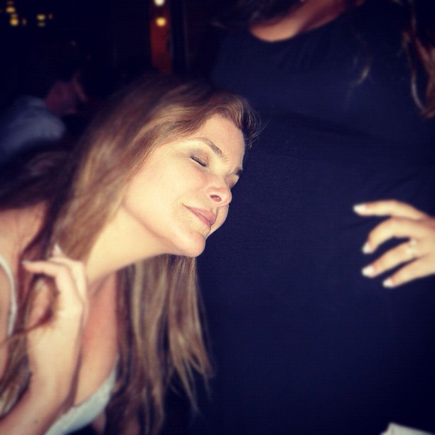 Cristiana Oliveira com a filha (Foto: Instagram / Reprodução)
