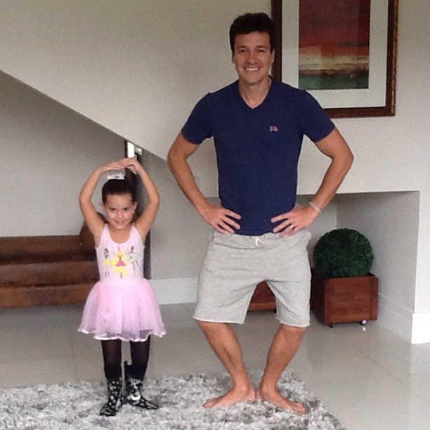 Rodrigo Faro e a filha Maria (Foto: Instagram/Reprodução)