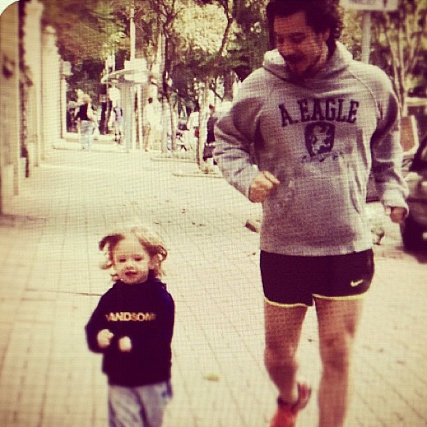 Adriane Galisteu posta foto de Vittorio com o pai (Foto: Instagram/Reprodução)