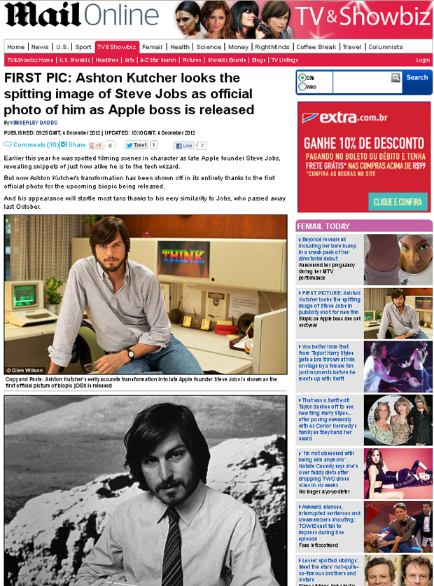 Ashton Kutcher (Foto: Daily Mail/Reprodução)