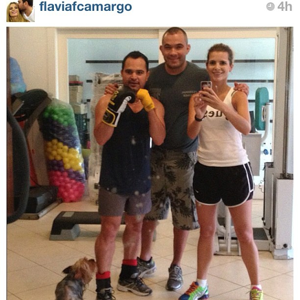 Flávia e Luciano Camargo (Foto: Instagram / Reprodução)