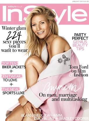 Gwyneth Paltrow na capa da 'In Style' (Foto: Reprodução)