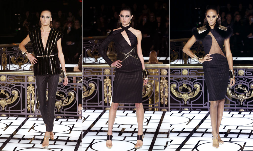 A Versace abriu a semana de moda de alta-costura parisiense no domingo, 20, com um glamuroso desfile no edifício Le Centorial