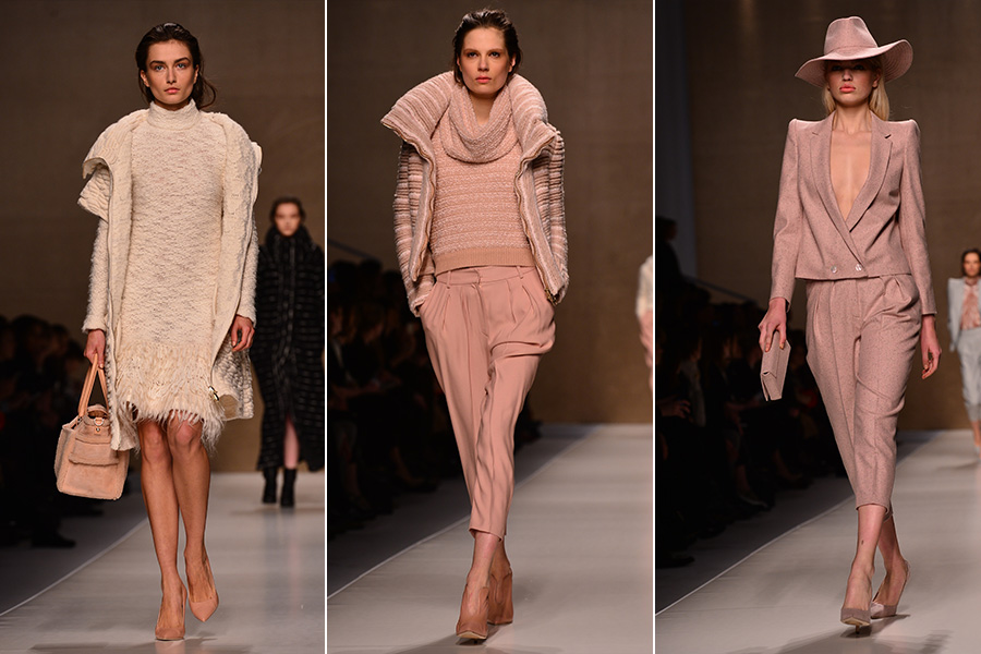 Se depender da Blumarine, o inverno 2013 vem sofisticado, com tecidos luxuosos e formas femininas