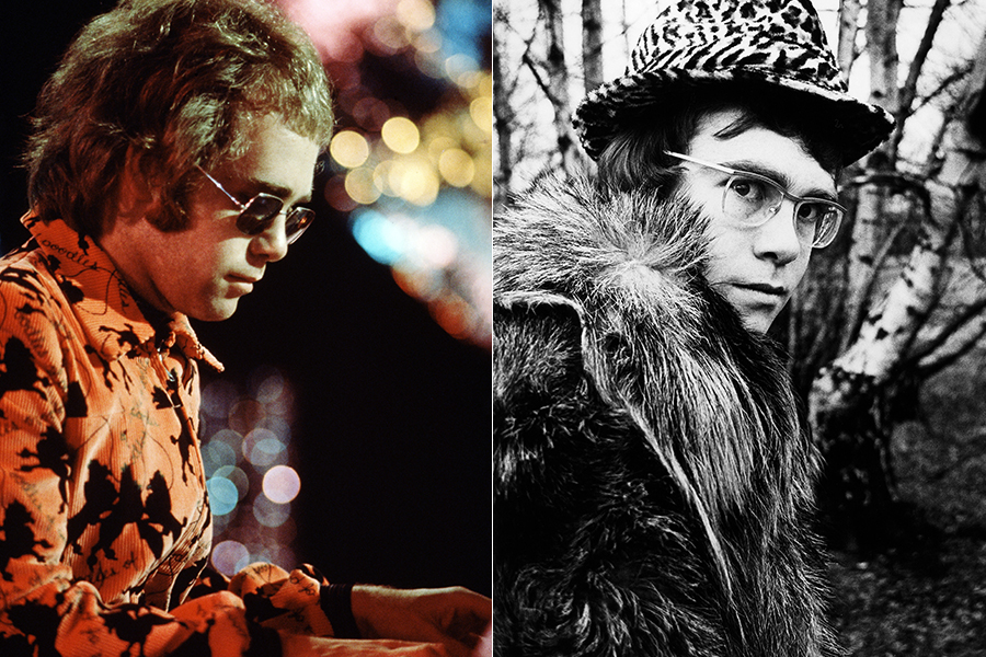 Desde o começo da carreira, nos anos 70, o guarda-roupa de Elton John sempre chamou tanta atenção quanto suas músicas, com direito a chapéus, casacos de pele e looks coloridos