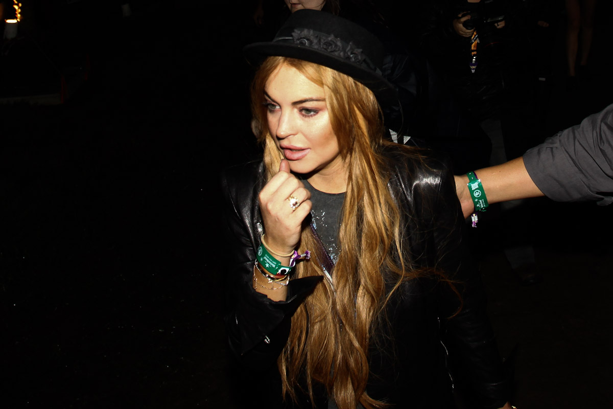 Lindsay Lohan no Lollapalooza