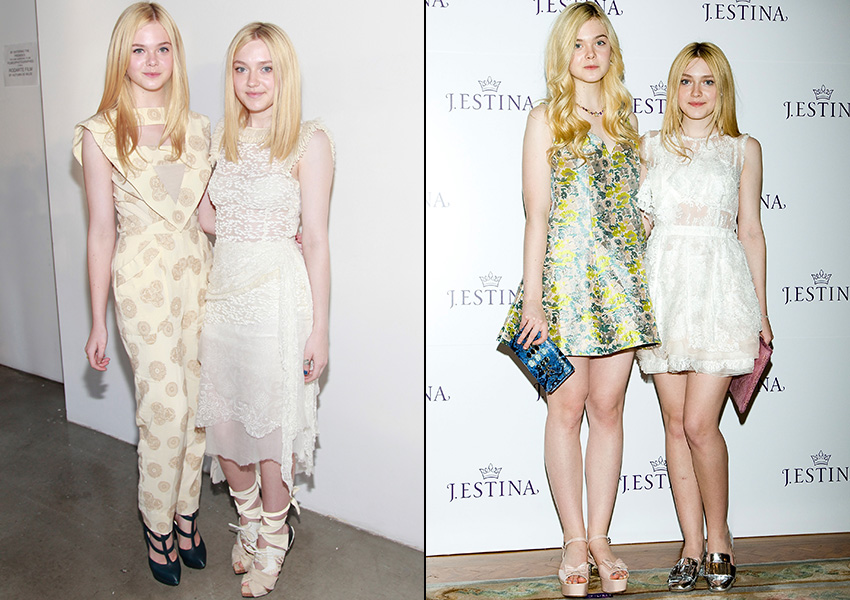 Apesar da pouca idade, as irmãs Elle e Dakota Fanning (15 e 19 anos, respectivamente) já têm do que se orgulhar: além de carreiras promissoras, as duas se tornaram queridinhas do mundo fashion.