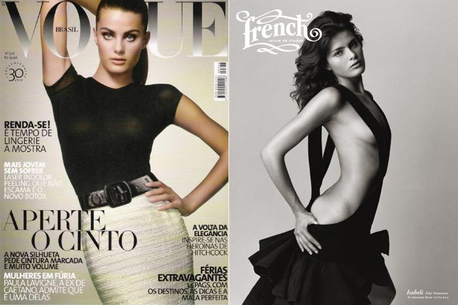 Isabeli Fontana completa 30 anos nesta quinta-feira, 4, com uma carreira de sucesso. Em 2002, a modelo estampou a capa da revista francesa "French" e, três anos depois, apareceu bem novinha na "Vogue Brasil"