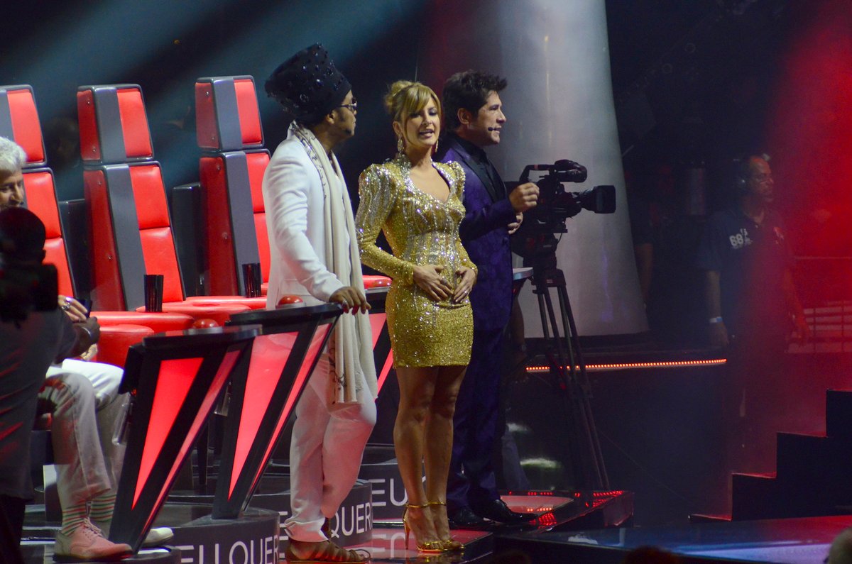 Carlinhos Brown, Claudia Leitte e Daniel na final do ‘The Voice Brasil’, no Rio