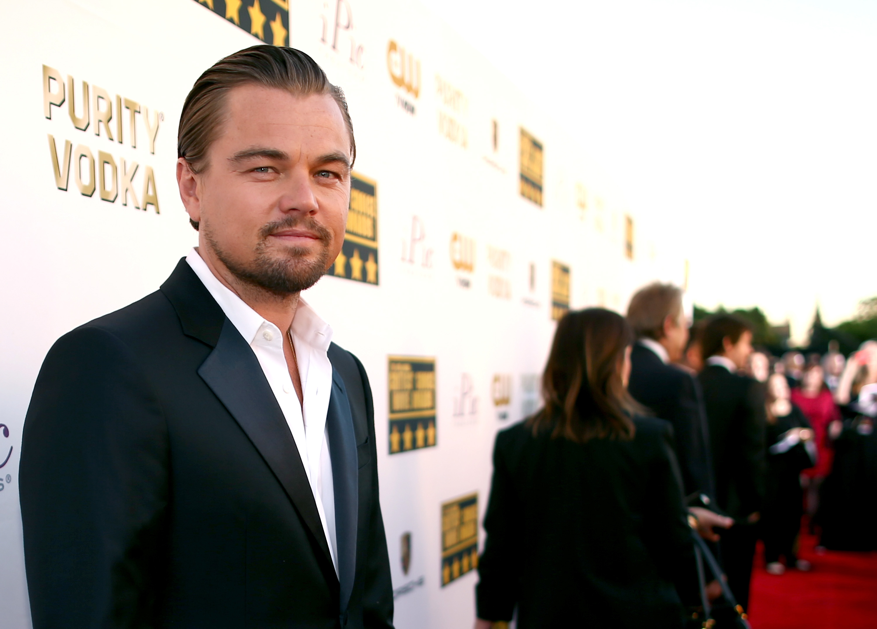 Leonardo DiCaprio no Critics' Choice Movie Awards em Los Angeles, nos Estados Unidos