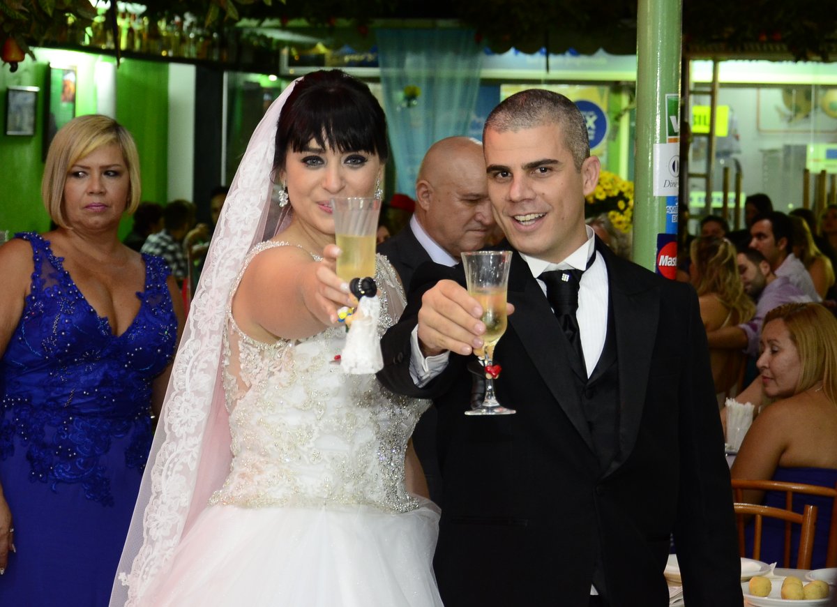 Luciana Picorelli e o marido