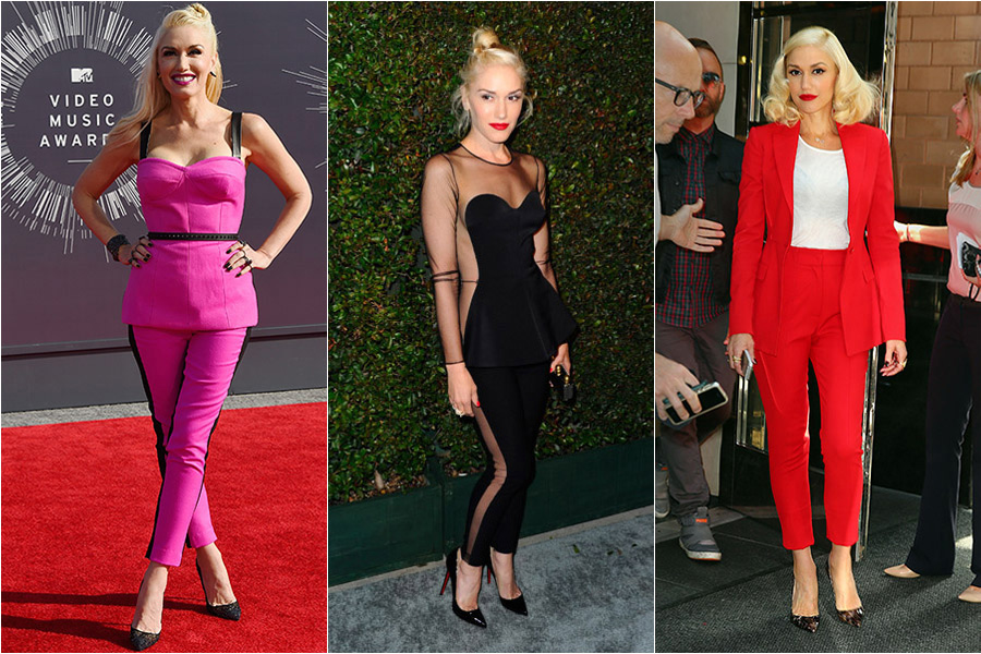 No tapete vermelho, Gwen Stefani sempre arrasa: seja com modelitos de cores vibrantes ou com looks cheios de transparência - e sempre em cima do saltão