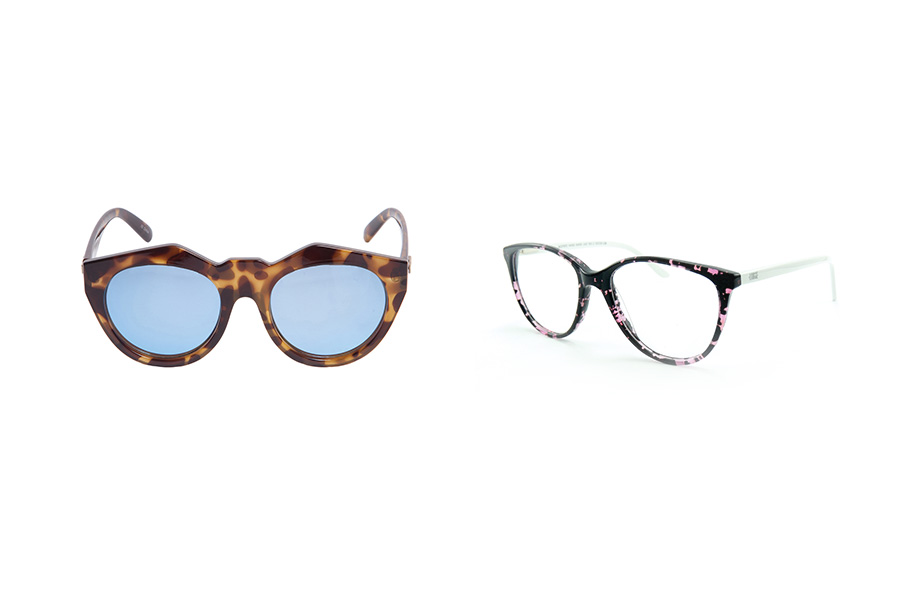 Óculos escuros da Le Specs (R$ 378) e óculos de grau da Lougge (R$ 250)