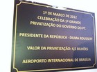 Oposição 'celebra' privatização de aeroportos no governo Dilma