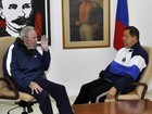 Chávez recebe visita de Fidel e telefonema de Dilma